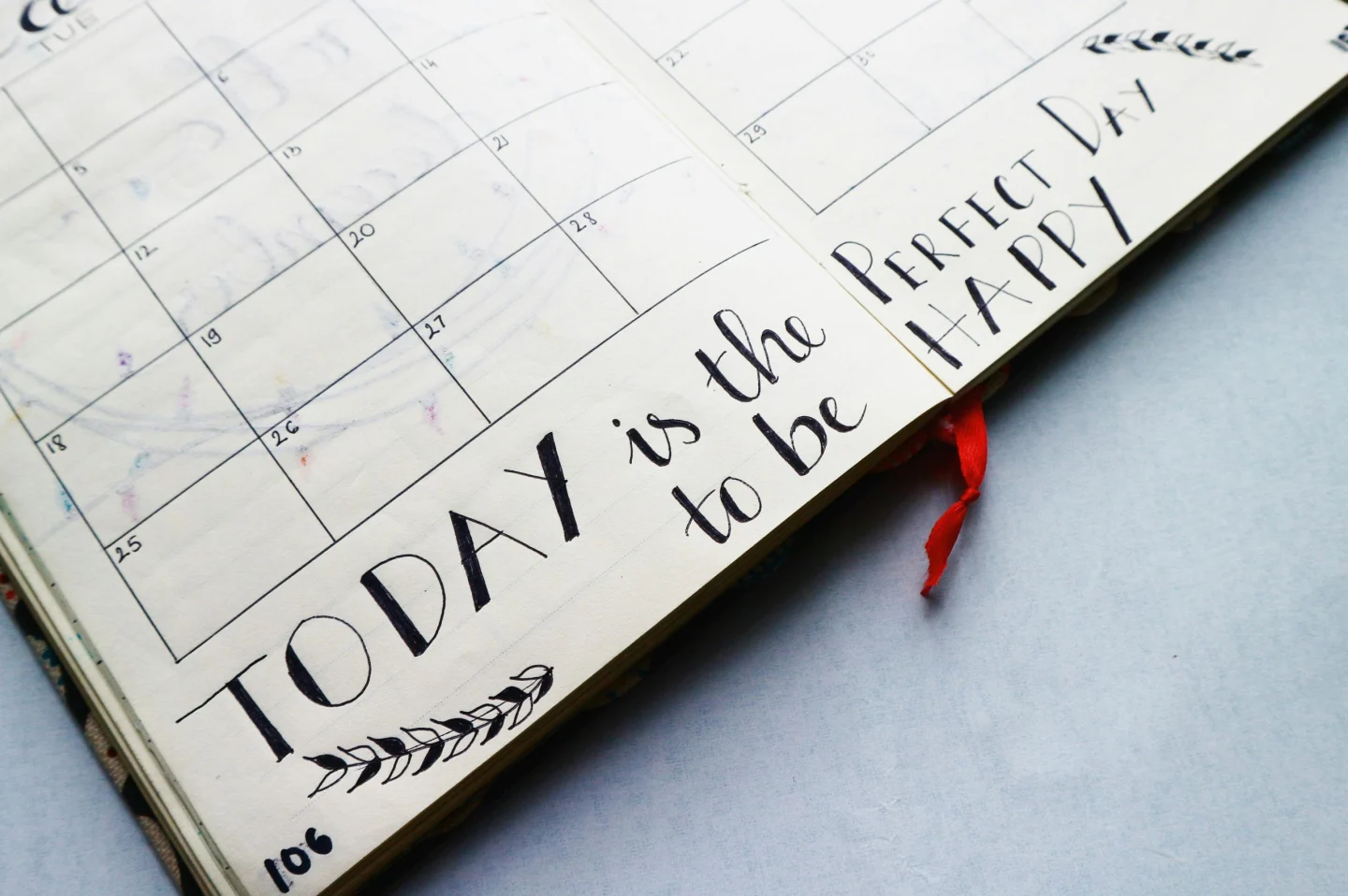 Calendar to be happy