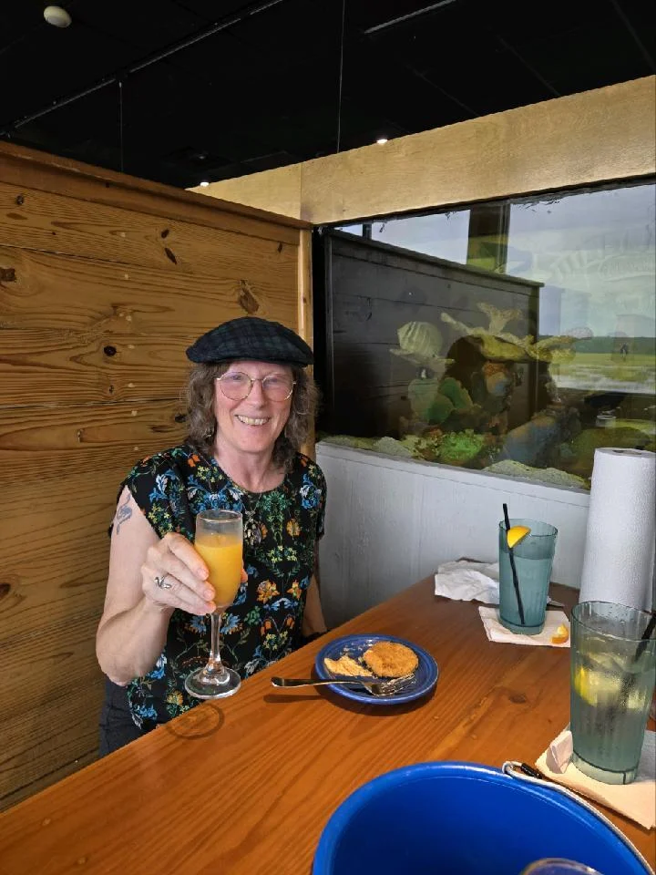 Beaufort, SC - Unique Cuisines - Gilligan's - Me in booth